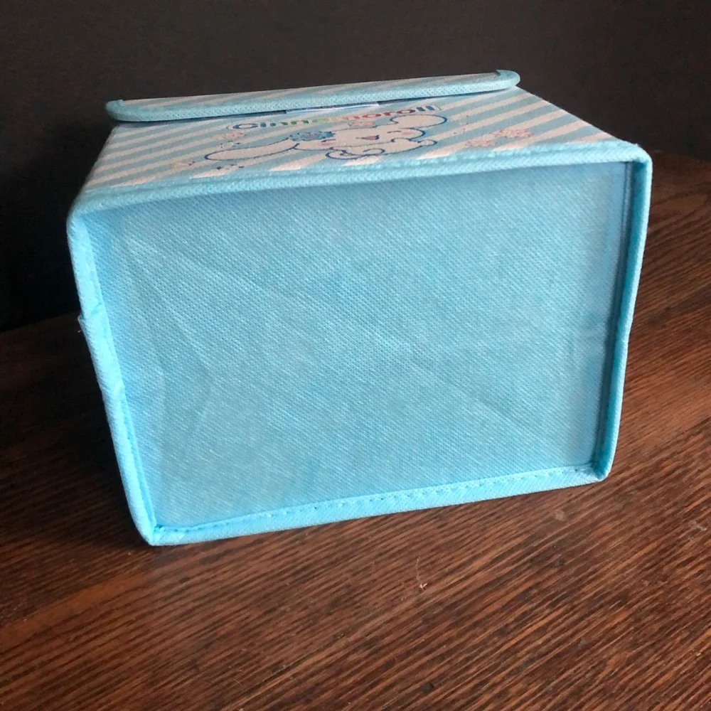 Cinnamoroll Blue & White Striped Collapsible Storage Box